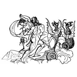 Dessin à colorier: Mythologie Romaine (Dieux et Déesses) #110106 - Coloriages à Imprimer Gratuits
