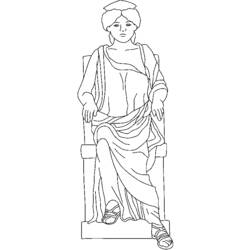 Dessin à colorier: Mythologie Romaine (Dieux et Déesses) #110111 - Coloriages à Imprimer Gratuits