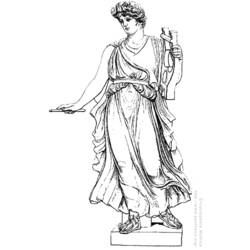 Dessin à colorier: Mythologie Romaine (Dieux et Déesses) #110115 - Coloriages à Imprimer Gratuits