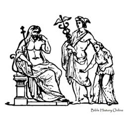 Dessin à colorier: Mythologie Romaine (Dieux et Déesses) #110117 - Coloriages à Imprimer Gratuits