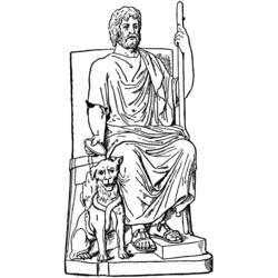 Dessin à colorier: Mythologie Romaine (Dieux et Déesses) #110120 - Coloriages à Imprimer Gratuits