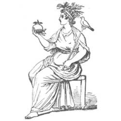 Dessin à colorier: Mythologie Romaine (Dieux et Déesses) #110124 - Coloriages à Imprimer Gratuits