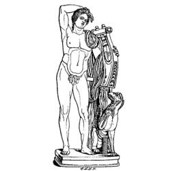 Dessin à colorier: Mythologie Romaine (Dieux et Déesses) #110160 - Coloriages à Imprimer Gratuits