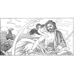 Dessin à colorier: Mythologie Romaine (Dieux et Déesses) #110177 - Coloriages à Imprimer Gratuits