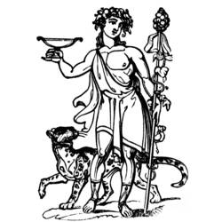 Dessin à colorier: Mythologie Romaine (Dieux et Déesses) #110197 - Coloriages à Imprimer Gratuits