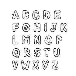 Dessin à colorier: Alphabet (Éducatifs) #124582 - Coloriages à Imprimer Gratuits