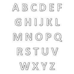 Dessin à colorier: Alphabet (Éducatifs) #124587 - Coloriages à Imprimer Gratuits