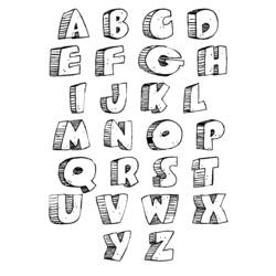 Dessin à colorier: Alphabet (Éducatifs) #124625 - Coloriages à Imprimer Gratuits