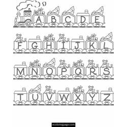 Dessin à colorier: Alphabet (Éducatifs) #124672 - Coloriages à Imprimer Gratuits