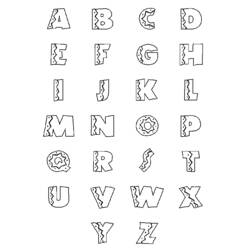 Dessin à colorier: Alphabet (Éducatifs) #124933 - Coloriages à Imprimer Gratuits