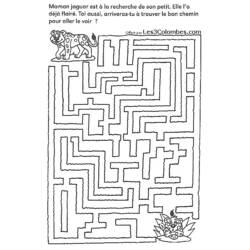 Dessin à colorier: Labyrinthes (Éducatifs) #126493 - Coloriages à Imprimer Gratuits