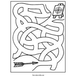 Dessin à colorier: Labyrinthes (Éducatifs) #126501 - Coloriages à Imprimer Gratuits