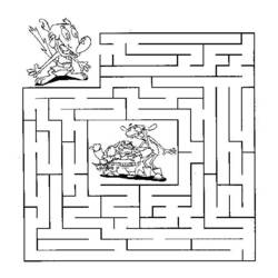 Dessin à colorier: Labyrinthes (Éducatifs) #126518 - Coloriages à Imprimer Gratuits