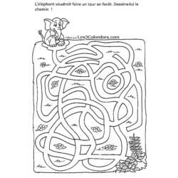 Dessin à colorier: Labyrinthes (Éducatifs) #126521 - Coloriages à Imprimer Gratuits