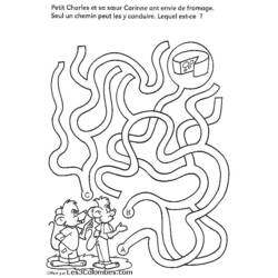 Dessin à colorier: Labyrinthes (Éducatifs) #126652 - Coloriages à Imprimer Gratuits