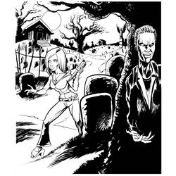 Dessin à colorier: Buffy contre les vampires (Émissions de Télévision) #152698 - Coloriages à Imprimer Gratuits