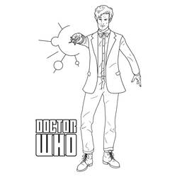 Dessin à colorier: Doctor Who (Émissions de Télévision) #153104 - Coloriages à Imprimer Gratuits