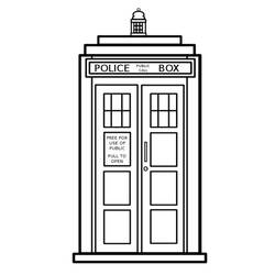 Dessin à colorier: Doctor Who (Émissions de Télévision) #153120 - Coloriages à Imprimer Gratuits