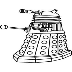 Dessin à colorier: Doctor Who (Émissions de Télévision) #153233 - Coloriages à Imprimer Gratuits