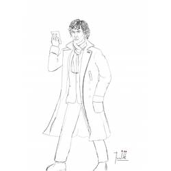 Dessin à colorier: Sherlock (Émissions de Télévision) #153447 - Coloriages à Imprimer Gratuits