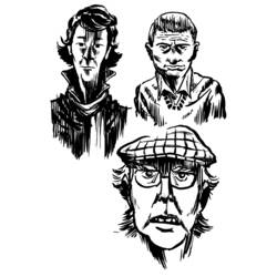 Dessin à colorier: Sherlock (Émissions de Télévision) #153521 - Coloriages à Imprimer Gratuits