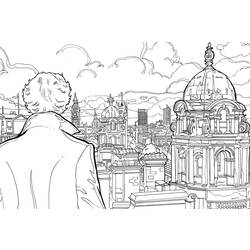 Dessin à colorier: Sherlock (Émissions de Télévision) #153547 - Coloriages à Imprimer Gratuits