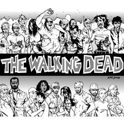 Dessin à colorier: The Walking Dead (Émissions de Télévision) #151966 - Coloriages à Imprimer Gratuits