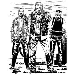 Dessin à colorier: The Walking Dead (Émissions de Télévision) #152121 - Coloriages à Imprimer Gratuits