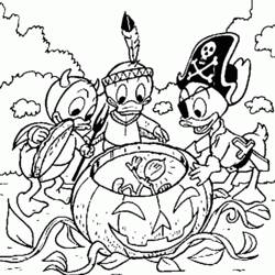 Dessin à colorier: Halloween (Fêtes et Occasions spéciales) #55290 - Coloriages à Imprimer Gratuits