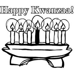 Dessin à colorier: Kwanzaa (Fêtes et Occasions spéciales) #60406 - Coloriages à Imprimer Gratuits