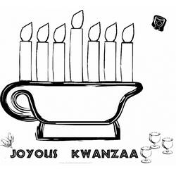 Dessin à colorier: Kwanzaa (Fêtes et Occasions spéciales) #60424 - Coloriages à Imprimer Gratuits