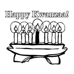 Dessin à colorier: Kwanzaa (Fêtes et Occasions spéciales) #60426 - Coloriages à Imprimer Gratuits