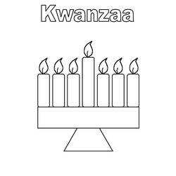 Dessin à colorier: Kwanzaa (Fêtes et Occasions spéciales) #60592 - Coloriages à Imprimer Gratuits