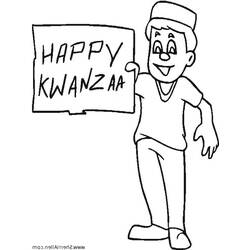 Dessin à colorier: Kwanzaa (Fêtes et Occasions spéciales) #60596 - Coloriages à Imprimer Gratuits