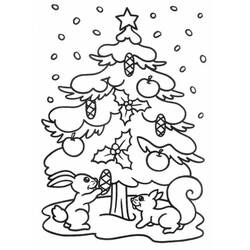 Dessin à colorier: Noël (Fêtes et Occasions spéciales) #54766 - Coloriages à Imprimer Gratuits