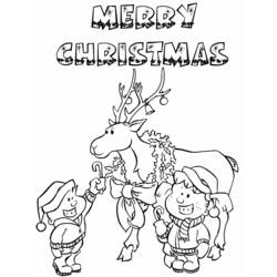 Dessin à colorier: Noël (Fêtes et Occasions spéciales) #54866 - Coloriages à Imprimer Gratuits