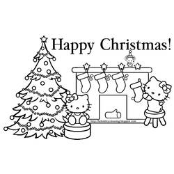 Dessin à colorier: Noël (Fêtes et Occasions spéciales) #54868 - Coloriages à Imprimer Gratuits