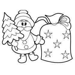 Dessin à colorier: Noël (Fêtes et Occasions spéciales) #54979 - Coloriages à Imprimer Gratuits