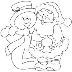 Dessin à colorier: Noël (Fêtes et Occasions spéciales) #54990 - Coloriages à Imprimer Gratuits