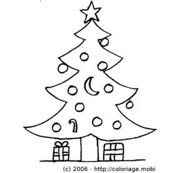 Dessin à colorier: Noël (Fêtes et Occasions spéciales) #55070 - Coloriages à Imprimer Gratuits