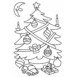 Dessin à colorier: Noël (Fêtes et Occasions spéciales) #55072 - Coloriages à Imprimer Gratuits