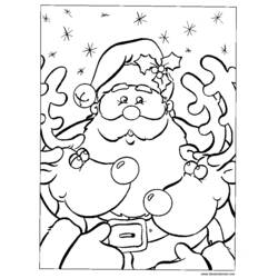 Dessin à colorier: Noël (Fêtes et Occasions spéciales) #55082 - Coloriages à Imprimer Gratuits