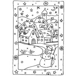 Dessin à colorier: Noël (Fêtes et Occasions spéciales) #55122 - Coloriages à Imprimer Gratuits