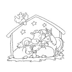 Dessin à colorier: Noël (Fêtes et Occasions spéciales) #55131 - Coloriages à Imprimer Gratuits