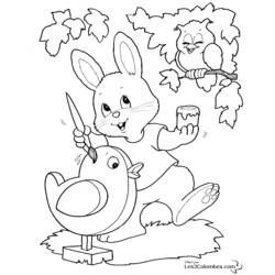 Dessin à colorier: Pâques (Fêtes et Occasions spéciales) #54411 - Coloriages à Imprimer Gratuits