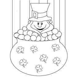 Dessin à colorier: Saint Patrick (Fêtes et Occasions spéciales) #57859 - Coloriages à Imprimer Gratuits