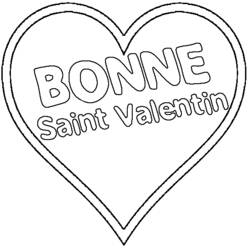 Dessin à colorier: Saint Valentin (Fêtes et Occasions spéciales) #53995 - Coloriages à Imprimer Gratuits