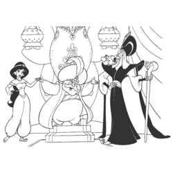 Dessin à colorier: Aladdin (Films d'animation) #127813 - Coloriages à Imprimer Gratuits