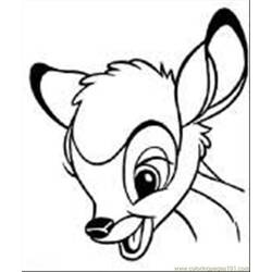 Dessin à colorier: Bambi (Films d'animation) #128699 - Coloriages à Imprimer Gratuits