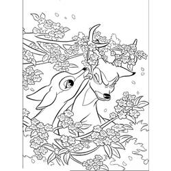 Dessin à colorier: Bambi (Films d'animation) #128746 - Coloriages à Imprimer Gratuits